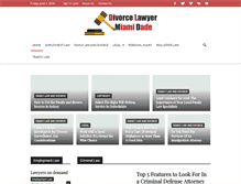 Tablet Screenshot of divorcelawyermiamidade.com